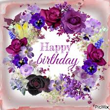 Happy birthday flowers and balloons gif. Happy Birthday Wreath Gif Pictures Photos And Images For Facebook Tumblr Pinte Happy Birthday Ecard Birthday Balloons Pictures Happy Birthday Wishes Images