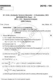 Uitm past year paper user login: Numerical Analysis 2012 2013 B Sc Computer Science Semester 3 Sybsc Question Paper With Pdf Download Shaalaa Com