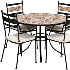 Outdoor chairs, benches, tables and sofas for your garden and conservatory. Marks Spencers Verona Garden Patio Mosaic Table 4 Chairs Furniture Home Living Furniture Tables Sets On Carousell