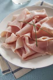 Check spelling or type a new query. Fette Di Prosciutto Cotto Su Piatto Blu Antipasto Stock Photo 151928534