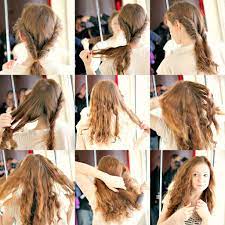 You can then secure the straw by tying it in a knot. Wavy Hair Without Heat Curl Hair Overnight Hair Tutorial Peinados Hair Styles
