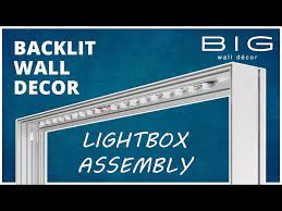 Shop our best selection of wall decor to reflect your style and inspire your home. Lightbox Assembly Tutorial Backlit Wall Art By Big Wall Decor Youtube