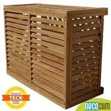 Cache Climatisation Bois Grand Modele Cache Climatiseur Pompe A Chaleur Climatisation