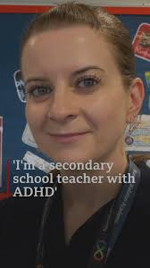 Katie Roper says being open about her condition helps the pupils she works  with. https://bbc.in/3AS93KU