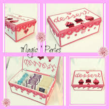 Boite A The Gourmandises Boites Coffrets Par Magic Perles Motifs Perles Hama Boite A The Perles A Tisser