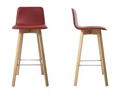 Kitchen Stools With Backs Contemporary Wooden Upholstered Maverick Hight Red Bar Stool Chair Color Patio Ba Barhocker Barhocker Mit Ruckenlehne Barhocker Leder