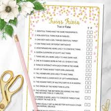 But why did khloé kardashian name her baby true? Oh Baby True Or False Baby Shower Game Answers Included Etsy
