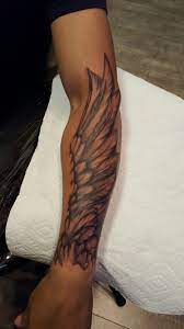 They are the perfect pieces to get this list off the ground as they're not that ornate or intricate but they're every bit as impressive as their flashy this single angel wing arm tattoo is beautiful in every sense of the word. Wings Tattoo Dolce Guevara Wing Tattoo Men Tattoos Angel Wings Tattoo Forearm
