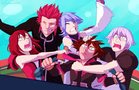 On A Rollercoaster Kingdom Hearts Funny Kingdom Hearts Art Kingdom Hearts Fanart