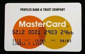 Check spelling or type a new query. Peoples Trust Co Mastercard Exp 83 Free Shipping Cc358 Credit Card Ebay