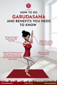 Garudasana Steps Of Eagle Pose Benefits Easy Yoga Workouts Learn Yoga Poses Yoga Steps