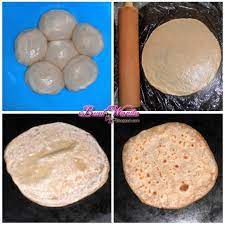 Roti gandum dari 100% tepung gandum utuh yang lembut dan mengeyangkan. Resipi Capati Homemade Mudah Guna Sukatan Cawan