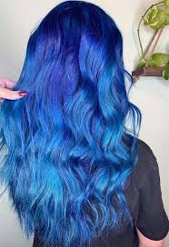 Aquamarine is a full coverage turquoise blue hair color. 65 Iridescent Blue Hair Color Shades Blue Hair Dye Tips Glowsly