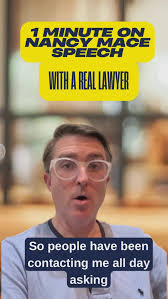 What do you think about Congresswoman Nancy Mace’s speech last night? ,  Should it be protected speech as legislative action or no?, Weigh in!,  #defamation #lawyer #personalinjury #congress