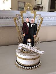 Gatsby wedding cake topper,roaring 20s cake topper wedding,1920s cake topper,retro wedding mafia theme gangster wedding cake topper,b267 caketoppersbynadia 5 out of 5 stars (126) $ 11.99. Weddings Patricia Minish Designs