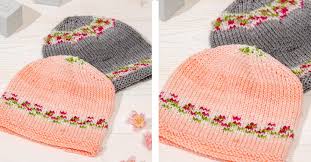 If there's anything many of us knitters could use, it's more knitting patterns for babies! Blooming Knitted Baby Hat Free Knitting Pattern