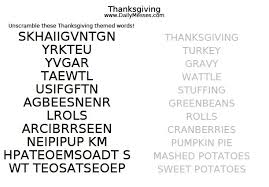 I listed out (10) scrambled words for you to unscramble. Daily Messes Thanksgiving Word Scramble