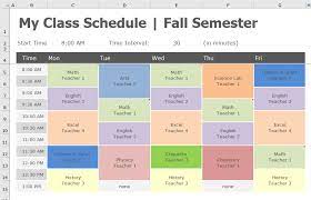 Back To School Transform Class Schedule To Pivottable Datachant