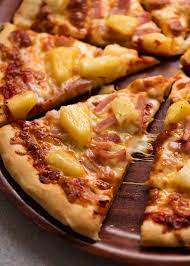 Pizza Toppings Recipe In 2021 Ham And Pineapple Pizza Pizza Toppings Homemade Pizza