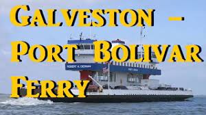 Galveston Ferry Schedule For Christmas 2022 Galveston - Port Bolivar Ferry - Youtube