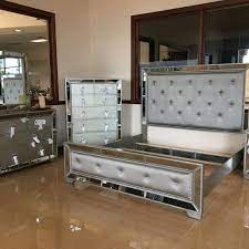 From traditional wood beds and modern, upholstered headboards to nightstands, dressers, chests and mirrors, find the. Best Silver Flake Mirror Bedroom Suite For Sale In Houston Texas For 2021