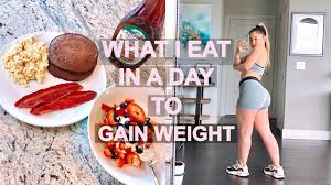 Rice is a convenient, low cost carb source to help you gain weight. What I Eat In A Day To Gain Weight Youtube
