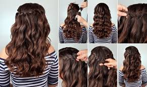 Curly and wavy hair tutorial. Braids For Long Wavy Hair Tutorial