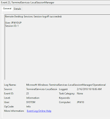Here's how to do it using windows own tools. Windows Rdp Related Event Logs Identification Tracking And Investigation Ponder The Bits