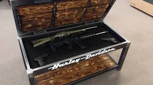 We also put some shotgun shell inlay in the table top. Coffee Table With A Gun Next Level Industrial Furniture Facebook