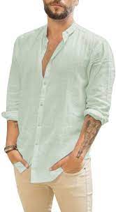 Pin On Linen Shirt Men