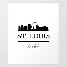 Black And White Liverpool Skyline Art St Louis Missouri Black Silhouette Skyline Art Skyline Art St Louis Missouri