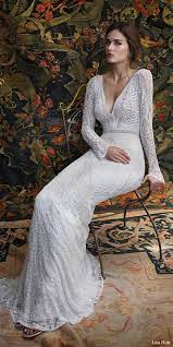 Rush product now available for select styles. 32 Sexy Deep Plunging V Neck Wedding Dresses Deer Pearl Flowers