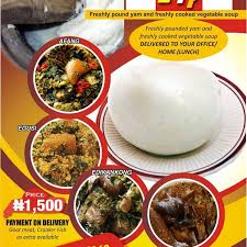 A generous meal might go for about $20 at veronica's. Pounded Yam 24 7 Home Lagos Nigeria Menu Prices Restaurant Reviews Facebook