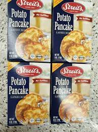 Place the potato mixture into a fine strainer or kitchen towel and try to squeeze almost all of the liquid into a mixing bowl. Streit S Potato Pancake Mix Recipes I Also Use This Mix To Make A Quick Potato Kugel