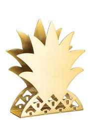 Porte Serviettes En Metal Dore Home All H M Fr Decoration Ananas Porte Serviette Ananas Deco