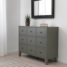 Du bist auf der suche nach neuen möbeln für dein zuhause? Bryggja Commode 9 Tiroirs Gris Fonce 118x92 Cm Ikea