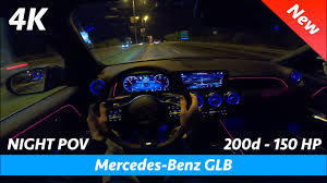 Mercedes Glb 2020 Night Pov Test Drive And Full Review In 4k Led Headlights 0 100 Km H Youtube