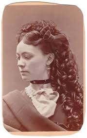 Saw this today. A Portrait Of An Interesting Hair Style From 1894