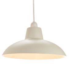 Maybe you would like to learn more about one of these? Industrial Retro Designed Matt Cream Curved Metal Ceiling Pendant Light Shade Happy Homewares