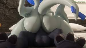 Alien Titan give Lugia a creampie