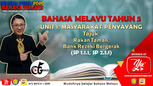 0%0% found this document useful, mark this document as useful. Bahasa Melayu Tahun 5 Unit 1 Masyarakat Penyayang Buku Teks Ms 1 3 Kssr 2021 Youtube