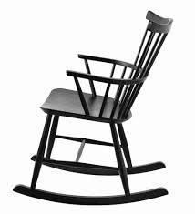 Freestyle rocker portable folding rocking chair. J52g Rockingchair Fdb Mobler Beech Black Fdb Mobler 5700380819005