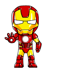 Coleccion De Gifs Imagenes De Superheroes In 2020 Iron Man Cartoon Kawaii Disney Zeichnung