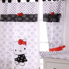 Hello kitty is an adorable theme for so many things. Blancho Bedding Hello Kitty Black Crib Bedding Accessory Window Curtain Massgenie Com