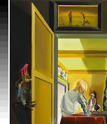 Created by beth harris and steven zucker. Gala And The Angelus Of Millet Preceding The Imminent Arrival Of The Conical Anamorphoses Fundacio Gala Salvador Dali