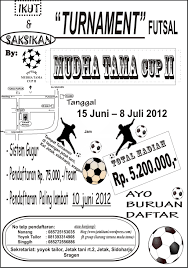 Check spelling or type a new query. Undangan Peserta Turnamen Futsal Muda Tama Cup Ii Karang Taruna Muda Tama Jetak Tani Jetak Sidoharjo Sragen