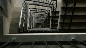 The home mender, dustin luby, shows us how to paint those hard to reach places at the top of a stairwell. High Rise Concrete Stairwell Tracking Stock Footage Video 100 Royalty Free 8801251 Shutterstock