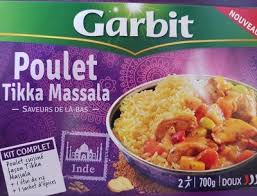 La part (minimum de commande : Poulet Tikka Massala Garbit 700g