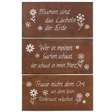 Garten heißt nicht nur frühjahrsblühen und sommerpracht, sondern heißt vor allem: Blechschild Mit Spruch Blumen Sind Das Lacheln Wer In Meinen Garten Traue Nich Ebay