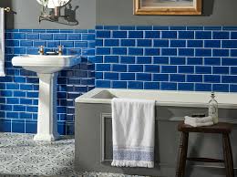 Metro Fliesen Optik Verlegung Pflege Style Metro Fliesen Blaue Badezimmerfliesen Fliesen